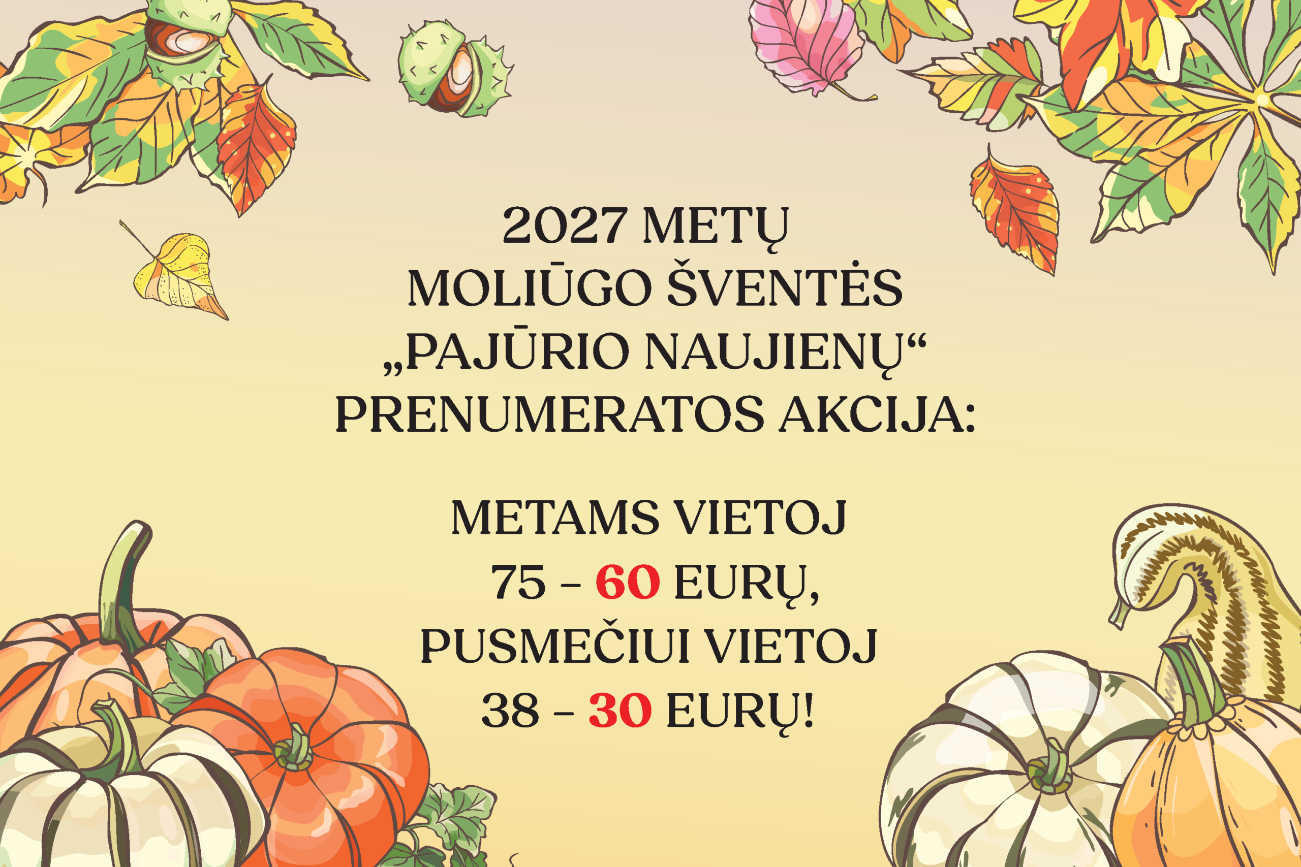 savireklama prenumeratos akcija
